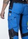 Ardon ARDON 4Xstretch - spodnie robocze ogrodniczki stretch, dużo praktycznych kieszeni + na nakolanniki, d-ring, oddychający - niebieski H6084 64 18