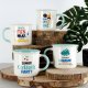 NAVA NAVA Kubek porcelanowy z dekorem summer time 380 ml 1