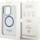 Guess Etui Guess GUHMP14XHTRMB Apple iPhone 14 Pro Max niebieski/blue hard case Metal Outline Magsafe 7