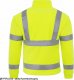 JHK FLRA 340 - bluza polarowa unisex, gruba posiada bardzo dobre właściwości cieplne - złoty fluorescencyjny S 62