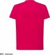 JHK Premium T-shirt JHK TSRA 190 - męski z krótkim rękawem, wzmocniony lycrą ściągacz, 98% bawełna, 2% poliester, 190g - czerwony XS 38