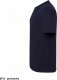 JHK Premium T-shirt JHK TSRA 190 - męski z krótkim rękawem, wzmocniony lycrą ściągacz, 98% bawełna, 2% poliester, 190g - czerwony XS 3