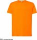 JHK Premium T-shirt JHK TSRA 190 - męski z krótkim rękawem, wzmocniony lycrą ściągacz, 98% bawełna, 2% poliester, 190g - czerwony XS 53