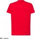 JHK Premium T-shirt JHK TSRA 190 - męski z krótkim rękawem, wzmocniony lycrą ściągacz, 98% bawełna, 2% poliester, 190g - czerwony XS 77