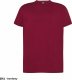 JHK Premium T-shirt JHK TSRA 190 - męski z krótkim rękawem, wzmocniony lycrą ściągacz, 98% bawełna, 2% poliester, 190g - czerwony XS 8