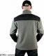 JHK FLRA 340 - bluza polarowa unisex, gruba posiada bardzo dobre właściwości cieplne - jasno szaro-czarny S 29