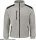 JHK FLRA 340 - bluza polarowa unisex, gruba posiada bardzo dobre właściwości cieplne - jasno szaro-czarny S 2