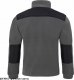 JHK FLRA 340 - bluza polarowa unisex, gruba posiada bardzo dobre właściwości cieplne - jasno szaro-czarny S 43