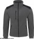 JHK FLRA 340 - bluza polarowa unisex, gruba posiada bardzo dobre właściwości cieplne - jasno szaro-czarny S 45