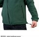 JHK FLRA 340 - bluza polarowa unisex, gruba posiada bardzo dobre właściwości cieplne - jasno szaro-czarny S 49