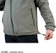 JHK FLRA 340 - bluza polarowa unisex, gruba posiada bardzo dobre właściwości cieplne - jasno szaro-czarny S 58
