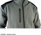 JHK FLRA 340 - bluza polarowa unisex, gruba posiada bardzo dobre właściwości cieplne - jasno szaro-czarny S 91