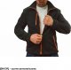 JHK FLRA 340 - bluza polarowa unisex, gruba posiada bardzo dobre właściwości cieplne - piaskowo-czarny XL 107