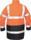 CERVA BIROAD - ocieplana kurtka wysokiej widoczności z taśmami odblaskowymi 3w1 - granatowy 3XL 1