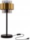 Lampa stołowa Candellux SPIEGA LAMPA CZARNY MOSIĘŻNY E27 KLOSZ BEZBARWNY 1
