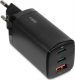 Ładowarka iBOX GaN iBOX C-65 PD65W 1x USB-A 2x USB-C 5 A (ILUC65B) 2