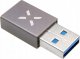 Adapter USB Fixed USB-A - USB-C Szary  (FIXA-CU-GR) 1