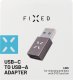 Adapter USB Fixed USB-A - USB-C Szary  (FIXA-CU-GR) 6