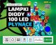 Lampki choinkowe Okej Lux 100 LED niebieskie 1