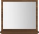 Lustro vidaXL Lustro łazienkowe, brązowy dąb, 40x10,5x37 cm 2