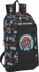 Safta Plecak Casual Surf Camp Safta M821A Czarny Pomarańczowy Jasnoniebieski (22 x 39 x 10 cm) 1