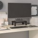 vidaXL Podstawka pod monitor, czarna, 38x24x10,5 cm 1