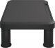 vidaXL Podstawka pod monitor, czarna, 38x24x10,5 cm 3