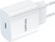 Kabel USB Vipfan Ładowarka sieciowa Vipfan E04, USB-C, 20W, QC 3.0 + kabel Lightning (biała) 4