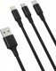 Kabel USB XO USB-C - USB-C 1.2 m Czarny (NB173) 1
