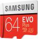 Karta Samsung Evo Plus MicroSDXC 64 GB Class 10 UHS-I/U3  (MB-MC64GA/EU) 1