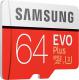 Karta Samsung Evo Plus MicroSDXC 64 GB Class 10 UHS-I/U3  (MB-MC64GA/EU) 2
