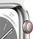 Smartwatch Apple Watch 8 GPS + Cellular  41mm Silver Alu Sport Biały  (S7182215) 3
