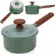 NAVA Rondel garnek granitowy z pokrywką OMEGA 16 cm 1,5 l 11