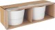 Orion Kubki / filiżanki z uchem ceramiczne białe SERDUSZKA zestaw 2 szt. 200 ml 7