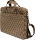 Torba Guess Saffiano 4G Traingle Logo brązowa 16" (GUE002442) 1