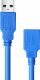 Kabel USB Retoo USB-A - USB-A 3 m Niebieski (E390) 15