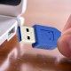 Kabel USB Retoo USB-A - USB-A 3 m Niebieski (E390) 4