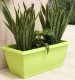 Riviera Prostokatny pojemnik RIVIERA Evolution - 80x40 cm - Pojemnosc 64l - Limonkowy 1