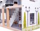 Jokomisiada Drewniany domek dla lalek w stylu Boho led ZA4131 10