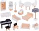 Jokomisiada Drewniany domek dla lalek w stylu Boho led ZA4131 13