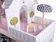 Jokomisiada Drewniany domek dla lalek w stylu Boho led ZA4131 6