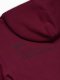 Ombre Bluza męska rozpinana hoodie z nadrukami - bordowa V5 B1423 L 7