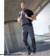 Ardon ARDON 4Xstretch - spodnie robocze ogrodniczki stretch, dużo praktycznych kieszeni + na nakolanniki, d-ring, oddychający - ciemno-szara H6091 58 1