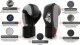 DBX BUSHIDO Rękawice bokserskie treningowe Czarny Mat z systemem Active Clima B-2v12 16oz (2414) 16