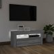 vidaXL vidaXL Szafka pod TV z oświetleniem LED, szary dąb sonoma, 90x35x40 cm 3
