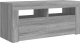 vidaXL vidaXL Szafka pod TV z oświetleniem LED, szary dąb sonoma, 90x35x40 cm 8