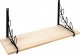 Home Styling Collection Półka ścienna wisząca metalowa czarna 38x13x16 cm 7