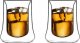 Vialli Design Komplet 2 szklanek niskich z podwójną ścianką Soho 240 ml 8920 1