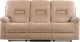Beliani Sofa z elektryczną funkcją relaksu 3-osobowa welurowa LED z ładowarką beżowa BERGEN! 7