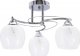 Lampa sufitowa Candellux Prego lampa sufitowa chromowy E27 klosz bezbarwny 33-09456 1